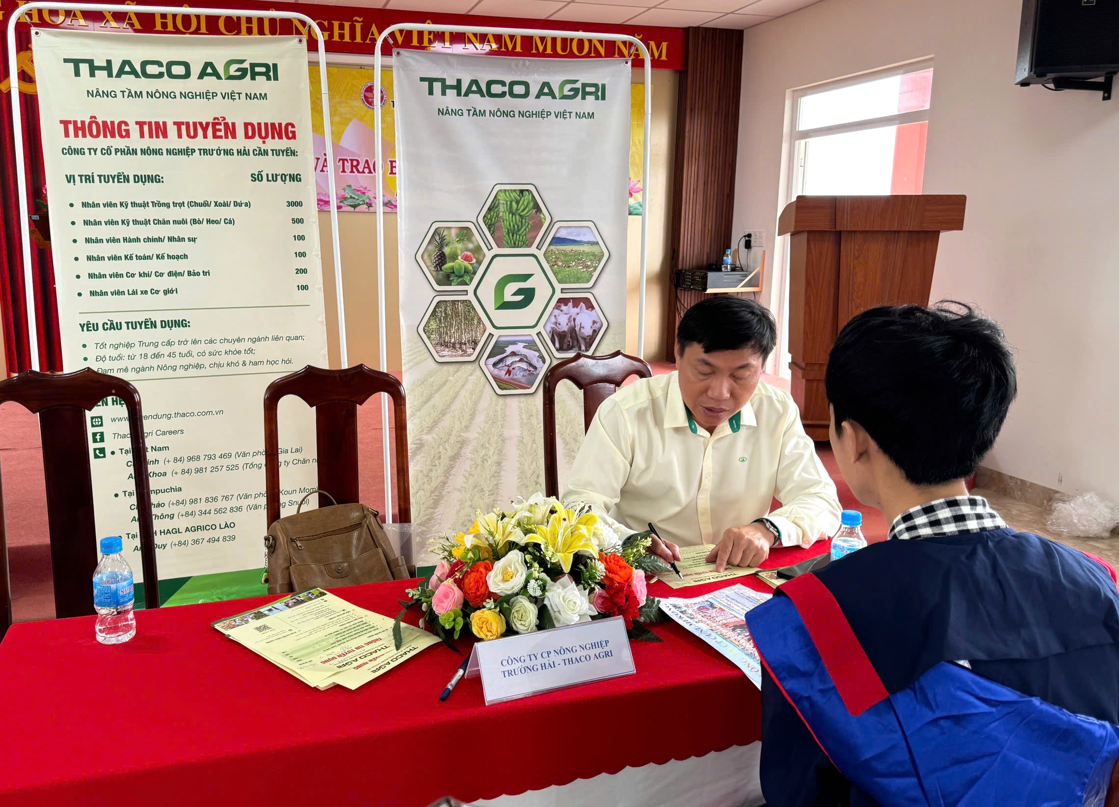 THACO AGRI tư vấn, hướng nghiệp cho sinh viên Trường Cao đẳng Bách khoa Tây Nguyên