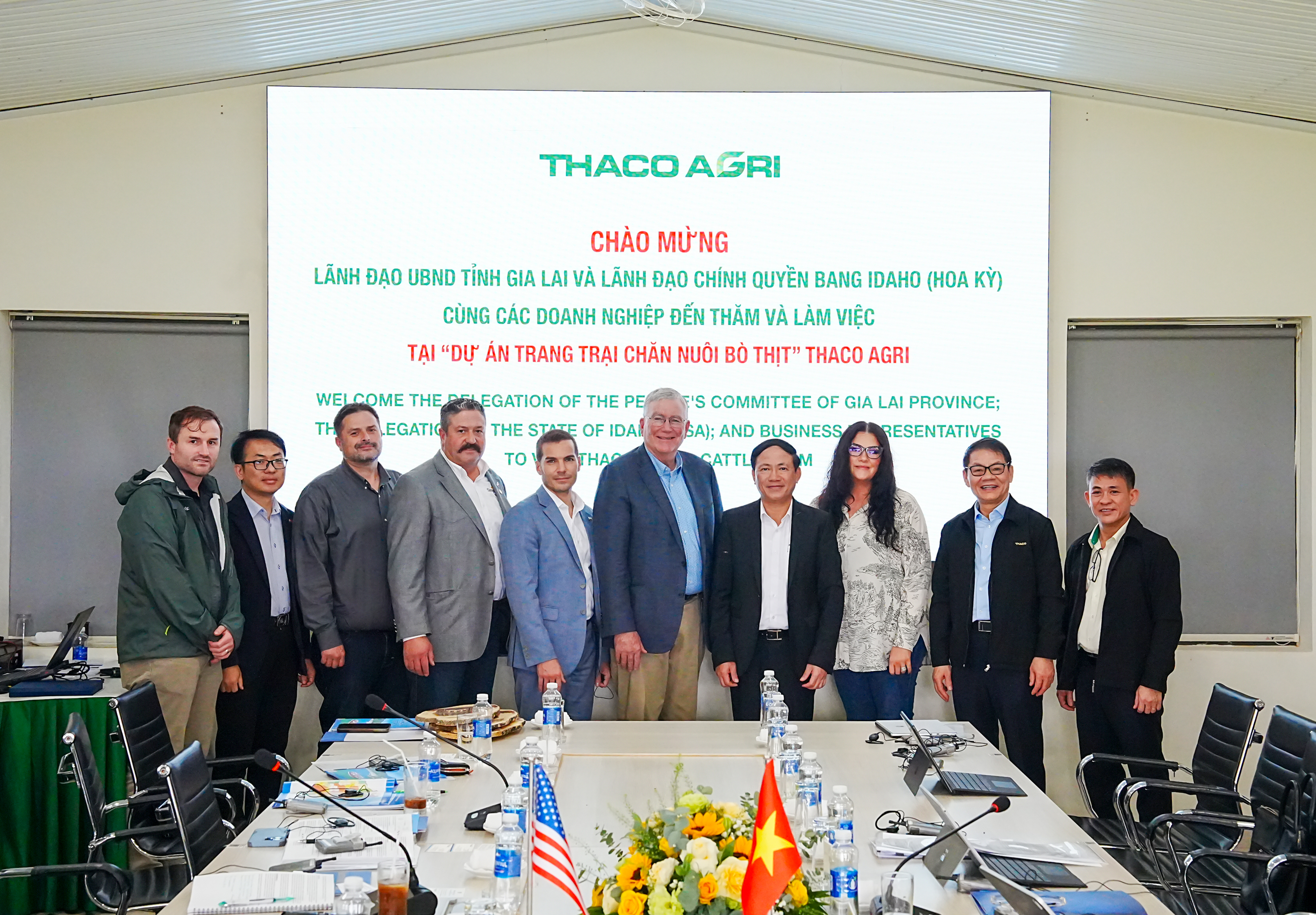 Ngày 18/11, Đoàn lãnh đạo UBND tỉnh Gia Lai, Đại diện Phòng Đối ngoại nông nghiệp, Bộ Nông nghiệp Ho...