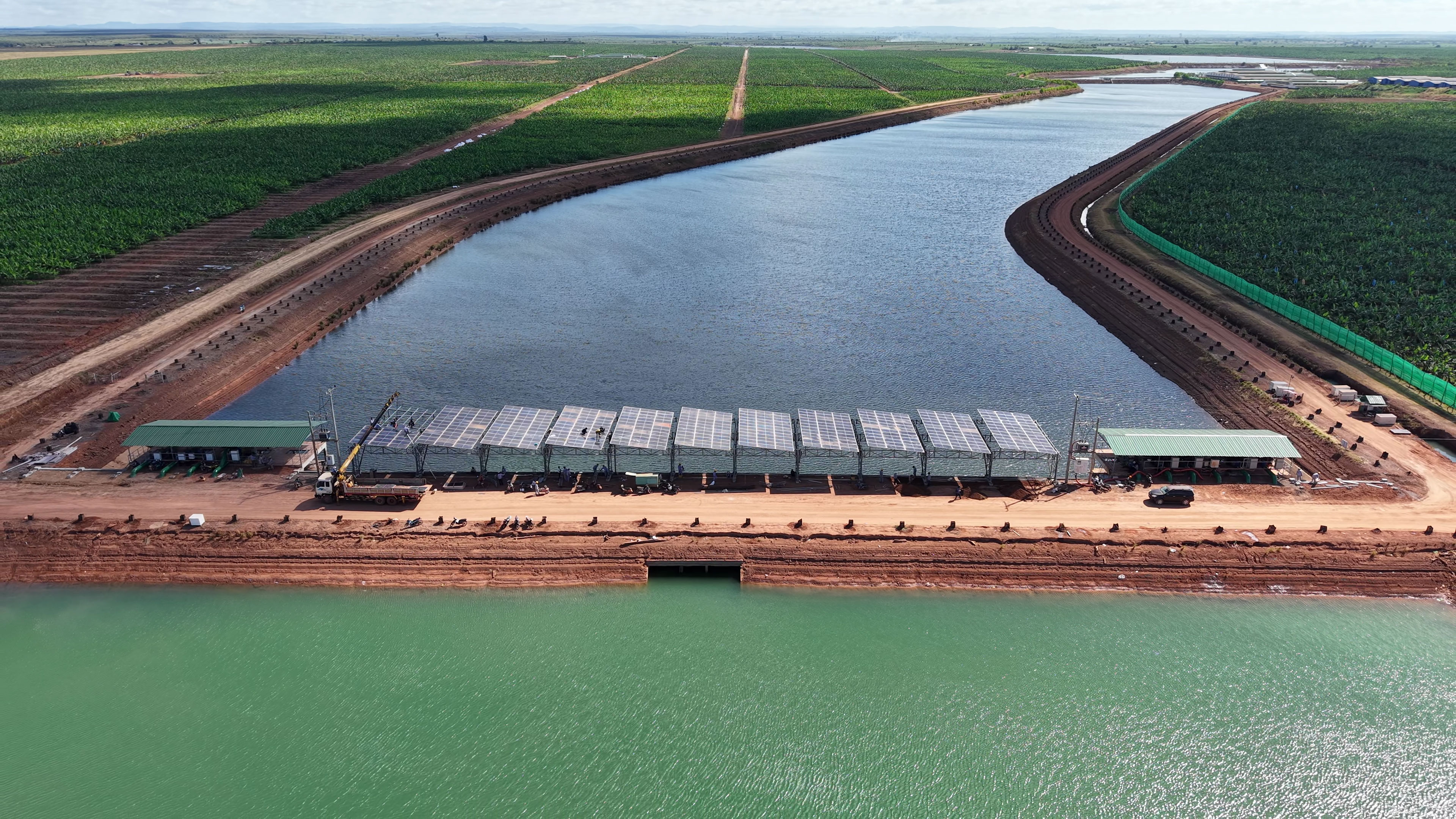 THACO AGRI xây hàng chục hồ chứa nước cho trang trại